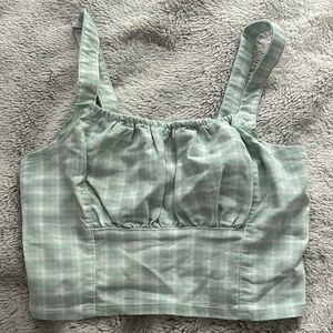 Hollister Adjustable Tank Top Small Country Plaid